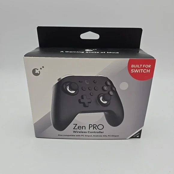 ZEN PRO Wireless Gaming Controller - Black New Switch PC XINPUT Android, IOS - Picture 1 of 6